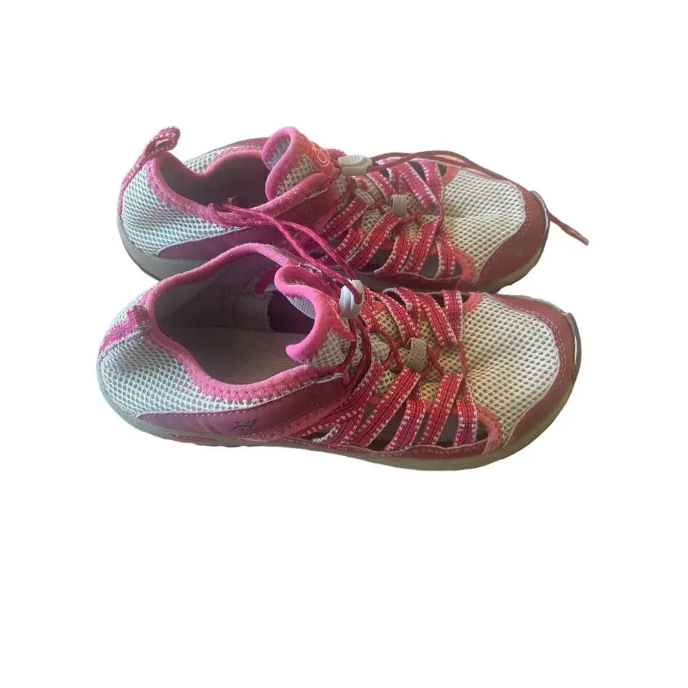 Chaco Girls Pink Outcross 2 Mesh Low Top Round Toe Water Sport Sandal Size 5